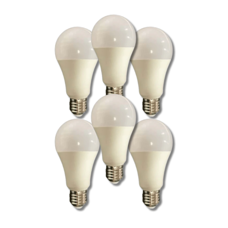 PACK X 6 UND AMPOLLETA BULBO ANTARES A60 15W LUZ FRÍA