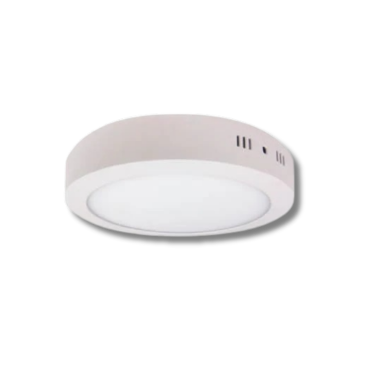 PLAFÓN SOBREPUESTO REDONDO 12W LUZ FRÍA LUMEX