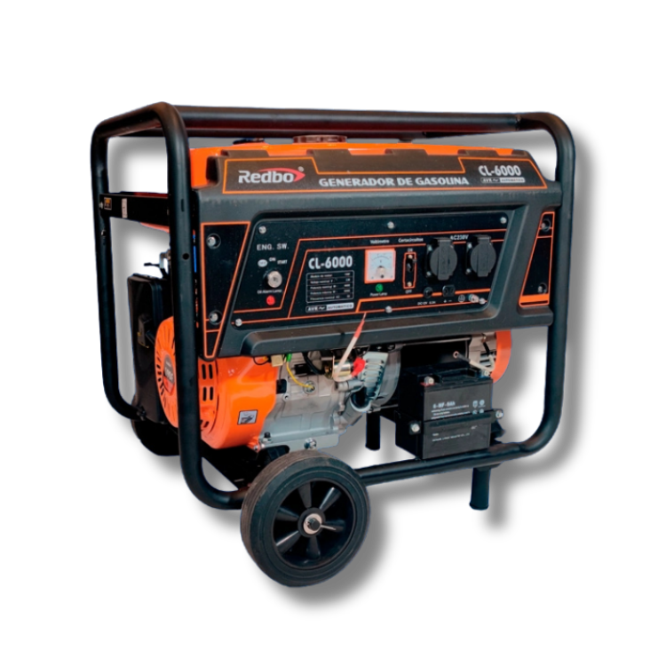 REDBO GENERADOR GASOLINA 6.0/6.5 KW #RED-CL-6000