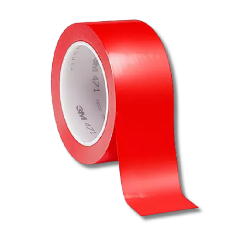 3M CINTA DELIMITADORA ROJA 48MM X 33MT #471