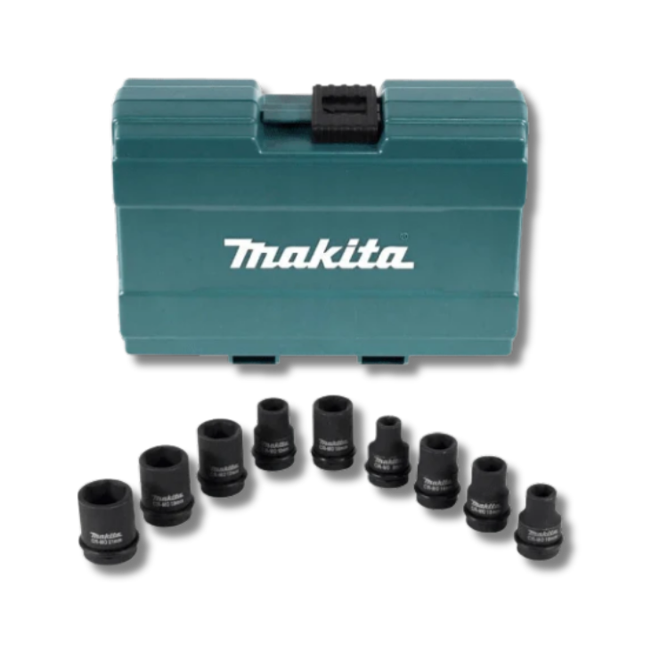 MAKITA JUEGO DADO IMPACTO [1/2] 8-21MM #B-66232 9PCS