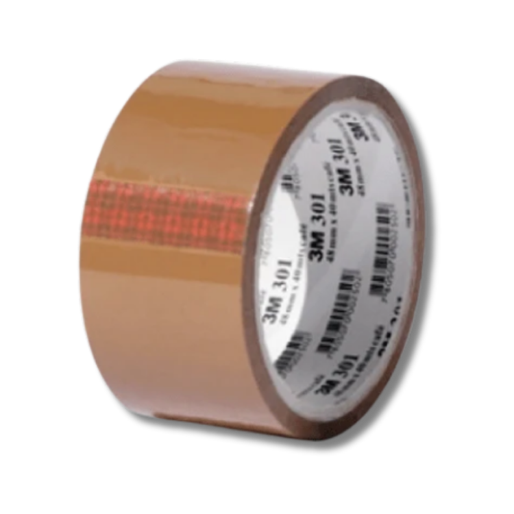 3M CINTA EMBALAJE 48MM X 40MT #301 CAFÉ