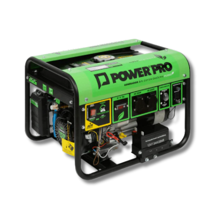GENERADOR GAS/BENCINA POWER PRO 2.8 KVA #DG3000