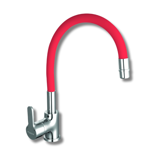 MONOMANDO LAVAPLATO FLEXIBLE PIAZZA YVON ROJO YV8116ROP