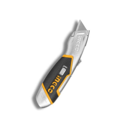 CUCHILLO CARTONERO INGCO CON 6 HOJAS DE REPUESTO HUK618